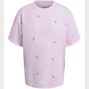 Hound T-shirt - Light pink m. Blomster