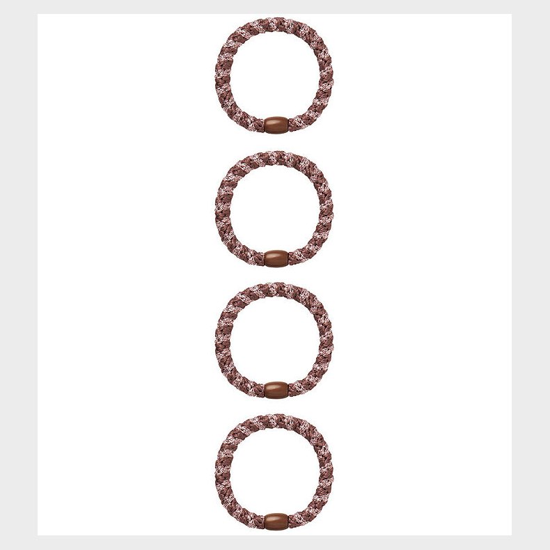 Name It Hrelastikker - NkfAcc - 4-pak - Purple Dove m. Glitter