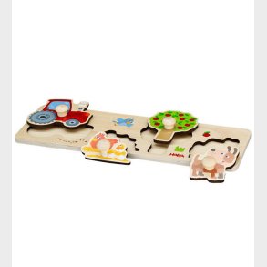 HABA Puslespil - 4 Brikker - Tr - Grd