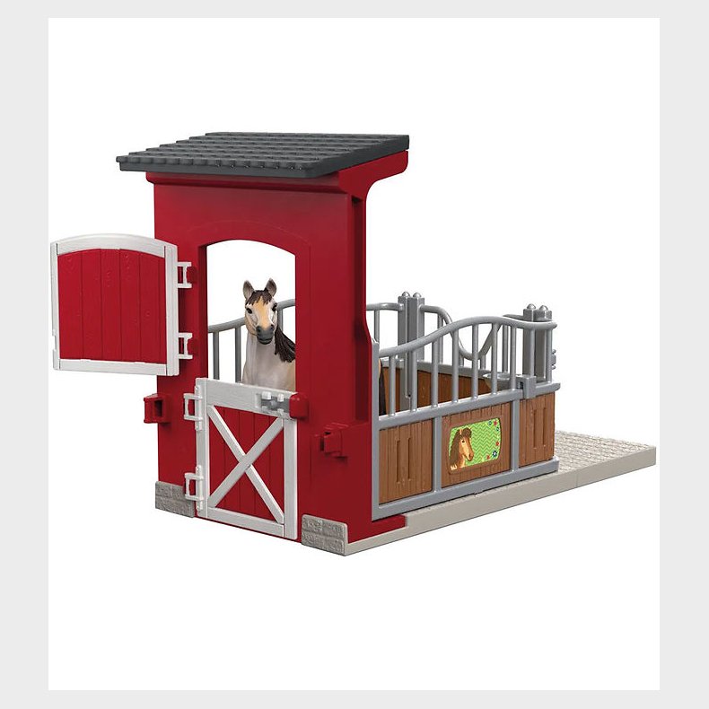 Schleich Farm World - Ponyboks m. Mustang Hoppe - 42724 - 19 Del