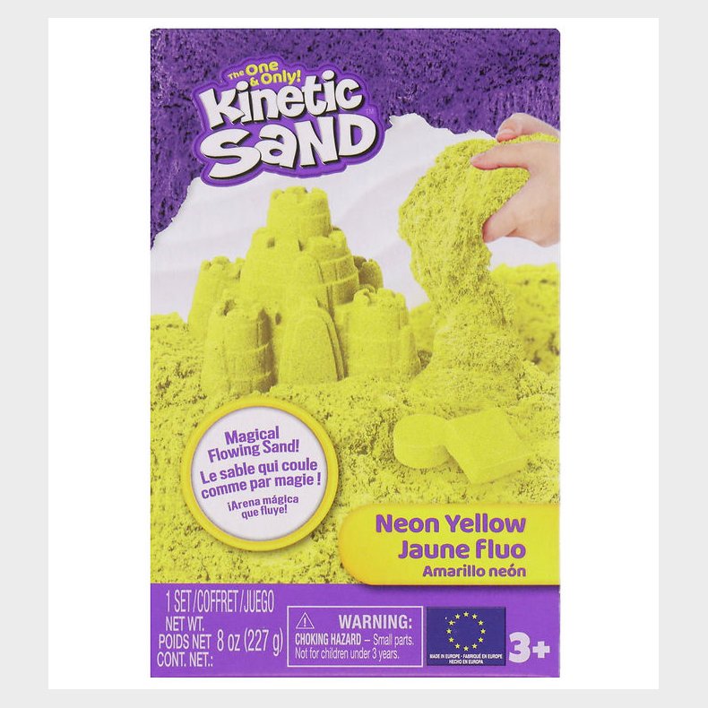 Kinetic Sand Strandsand - 227 gram - Neon Yellow