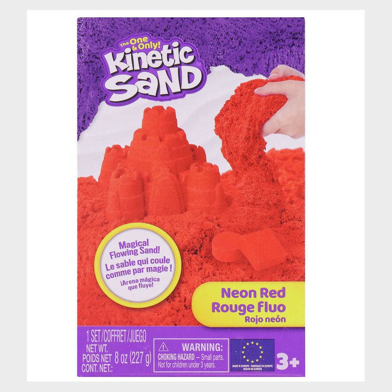 Kinetic Sand Strandsand - 227 gram - Neon Red