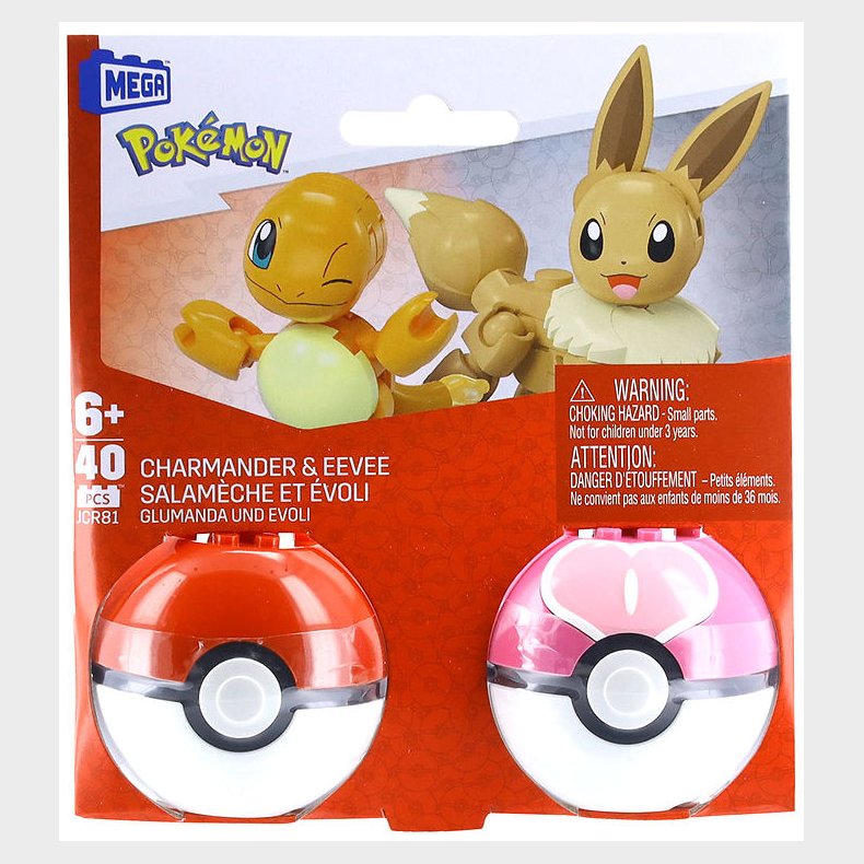 MEGA Pokmon - 40 Dele - Charmander & Eevee