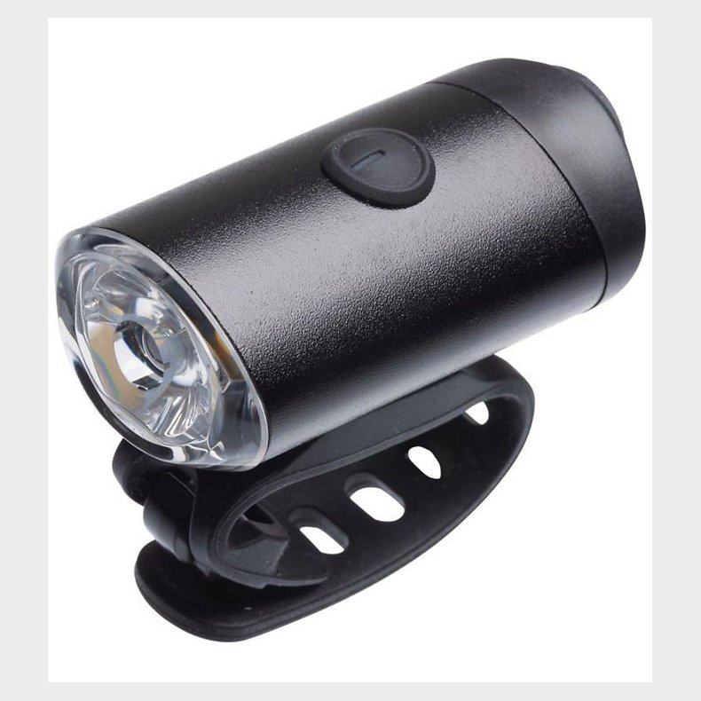 Abus Forlygte - Libra Genopladelig - Sort