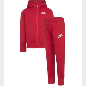 Nike Sweatst - Cardigan/Sweatpants - Gym Red