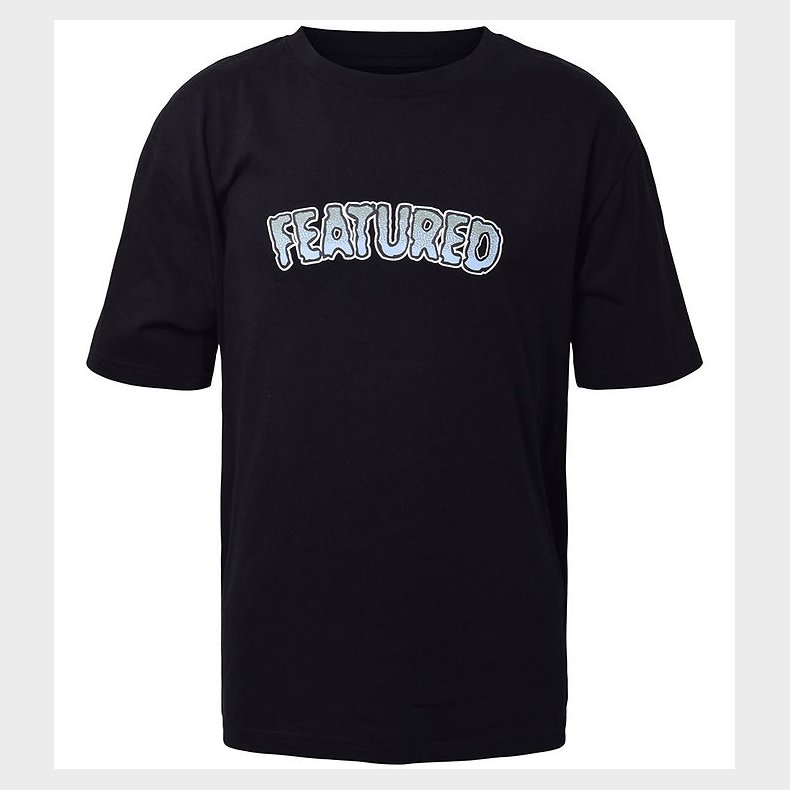 Hound T-shirt - Black - m. Print