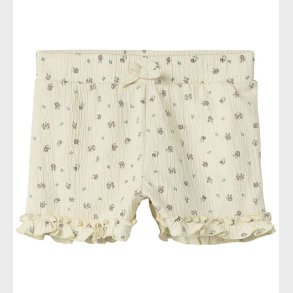Name It Shorts - NmfJannis - Bleached Sand m. Blomster