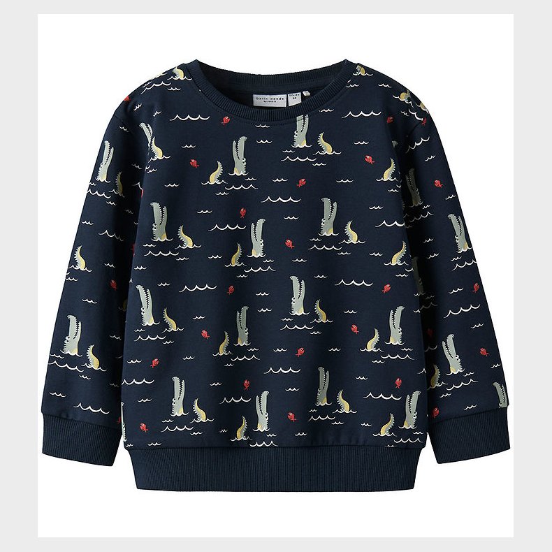 Name It Sweatshirt - NmmVermo - Navy Blazer/Fish alligator