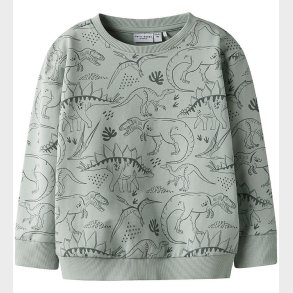 Name It Sweatshirt - NmmVermo - Aqua Gray/Tone Dino