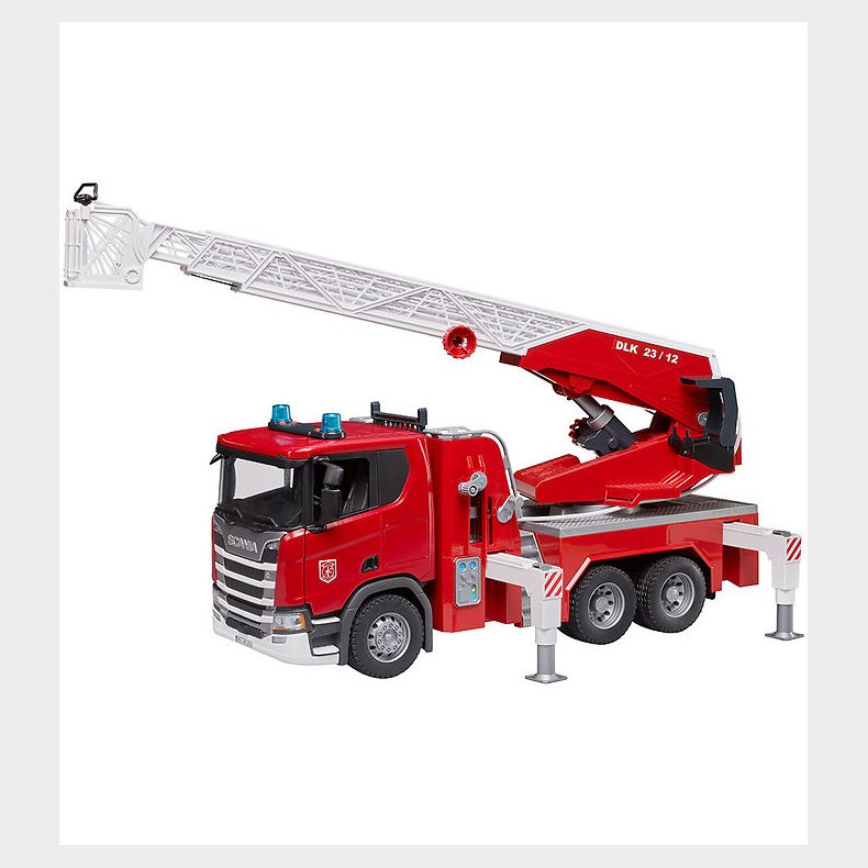 Bruder Brandbil - Scania Super 560R m. stige og vandpumpe - 3591