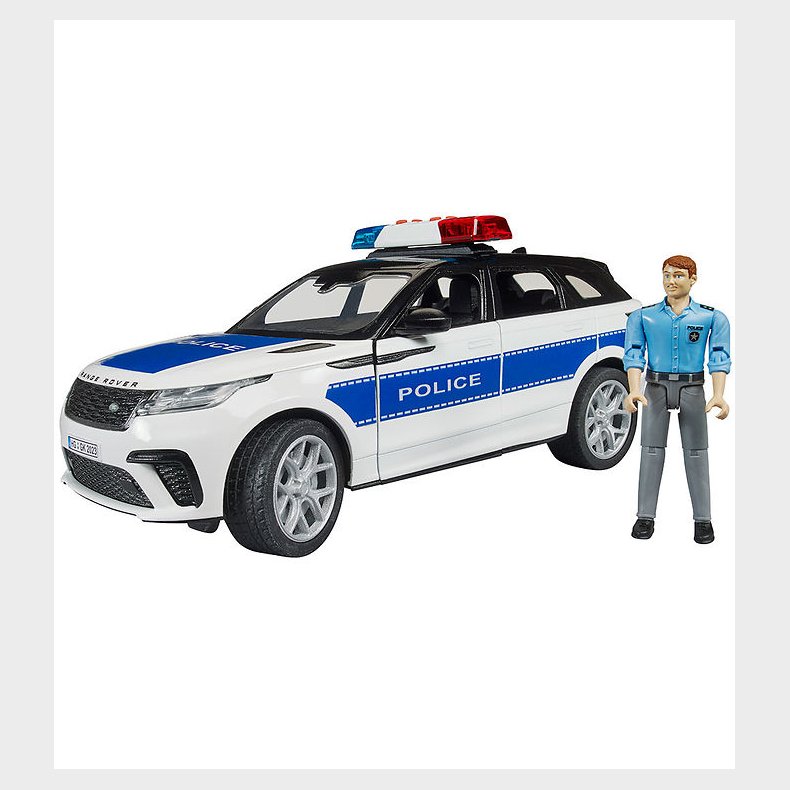 Bruder Politibil - Range Rover Velar m. Politimand - 02890