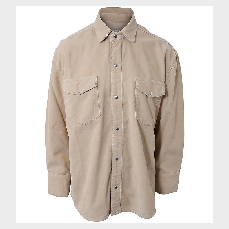 Hound Skjorte - Corduroy Shirt - Sand