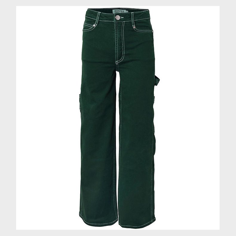 Hound Bukser - Worker Denim - Dark olive