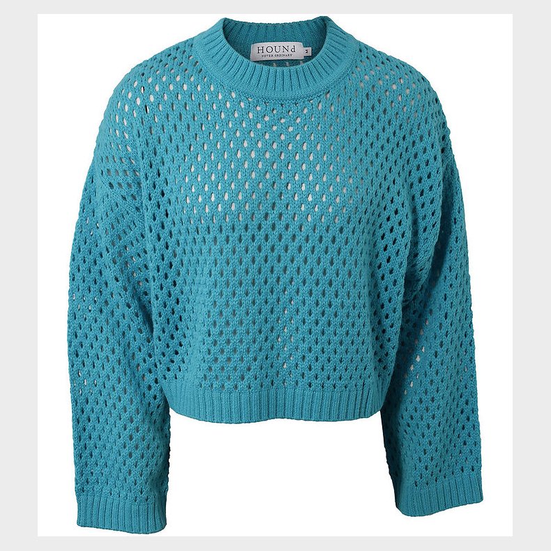 Hound Bluse - Hole Knit - Turquoise