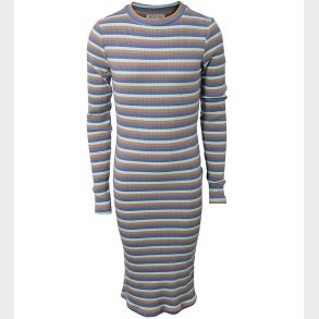 Hound Kjole - Stripe Dress - Sky blue