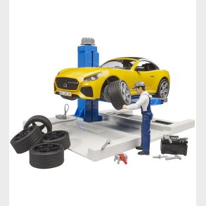 Bruder Car Service Center And Roadster - 62112