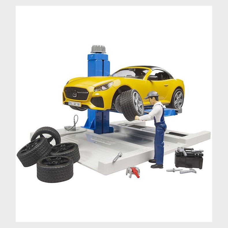Bruder Car Service Center And Roadster - 62112