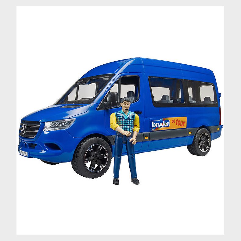 Bruder Bil - Mercedes Benz Sprinter Transfer m. Krer - 2681