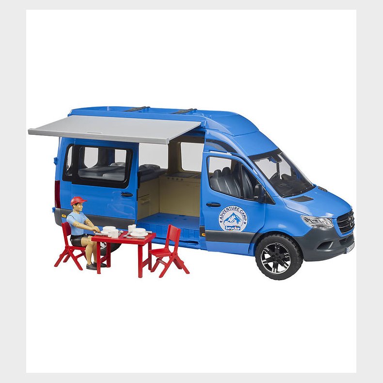 Bruder Bil - Mercedes Benz Sprinter Camper m. Krer - 2684