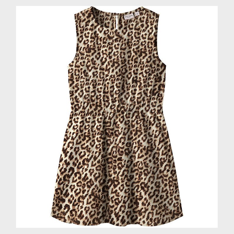 Name it Kjole - NkfVinaya - Black/LEOPARD AOP