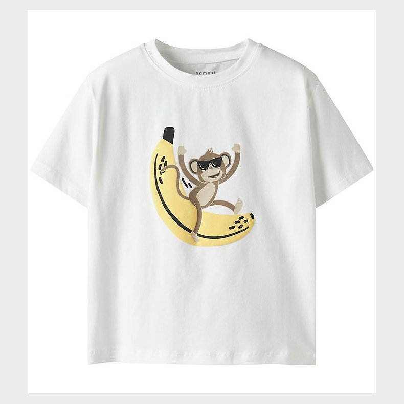 Name it T-shirt - NmmJax - Bright White