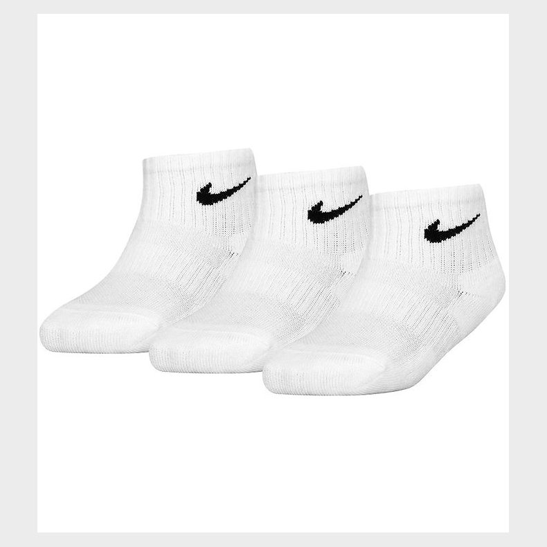 Nike Ankelstrmper - 3-pak - Hvid