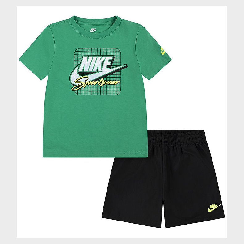 Nike Shortsst - T-shirt/Shorts - Grn/Sort