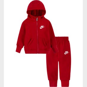 Nike Sweatst - Cardigan/Sweatpants - Gym Red