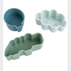 Done By Deer Silikoneforme - 3-pak - Happy Clouds - Bl