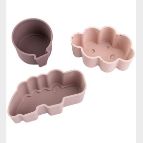 Done By Deer Silikoneforme - 3-pak - Happy Clouds - Powder