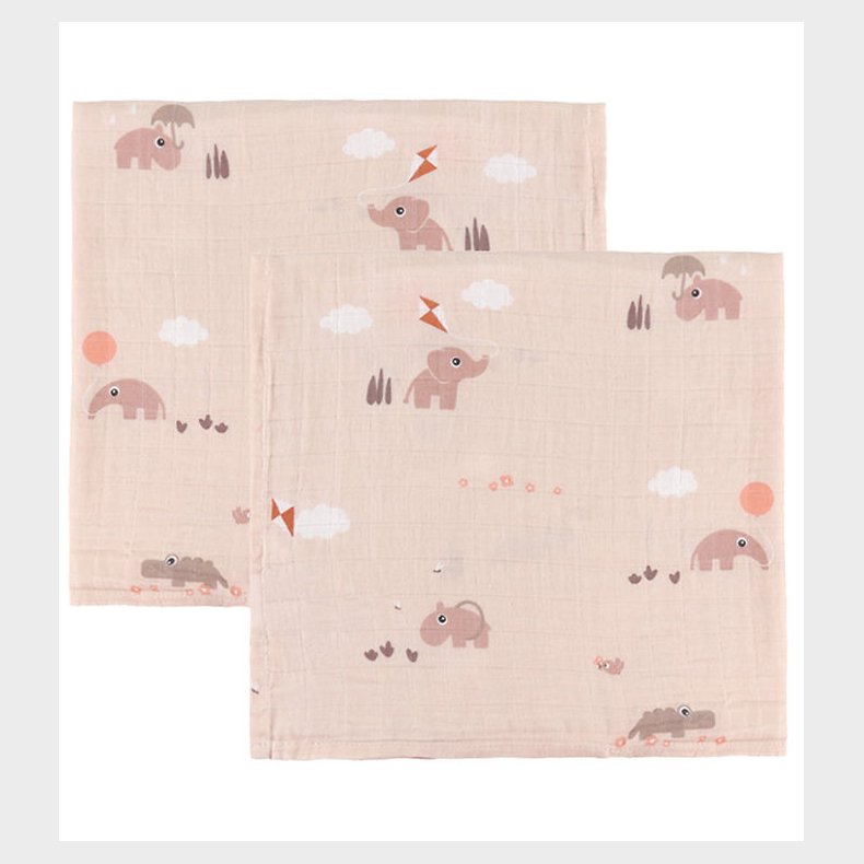 Done By Deer Stofbleer - Musselin - 2-pak - 65x65 cm - Playgroun