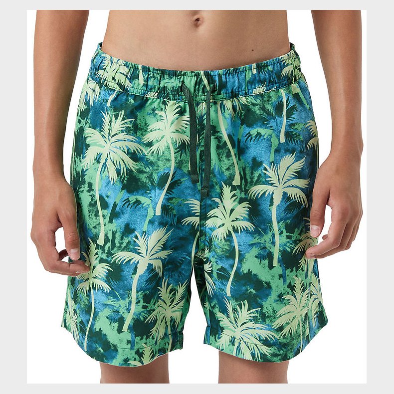 Bjrn Borg Badeshorts - Print - Grn/Bl m. Palmer