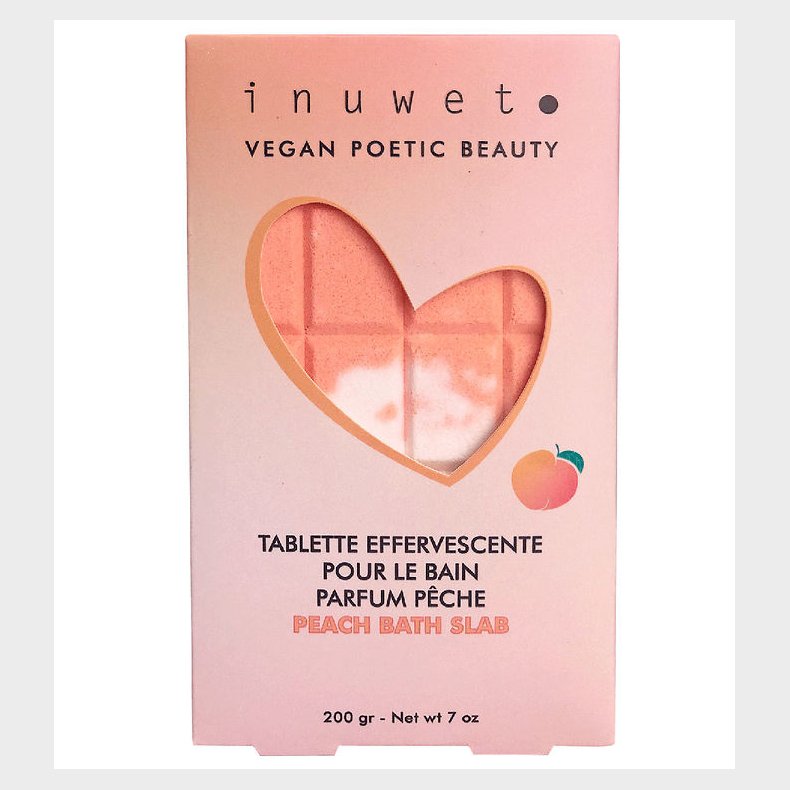 Inuwet Bath Tablet Fizz - 200g - Peach