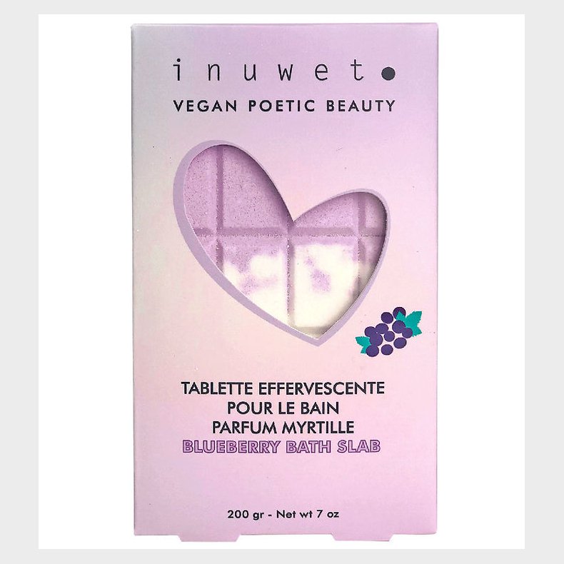 Inuwet Bath Tablet Fizz - 200g - Blueberry