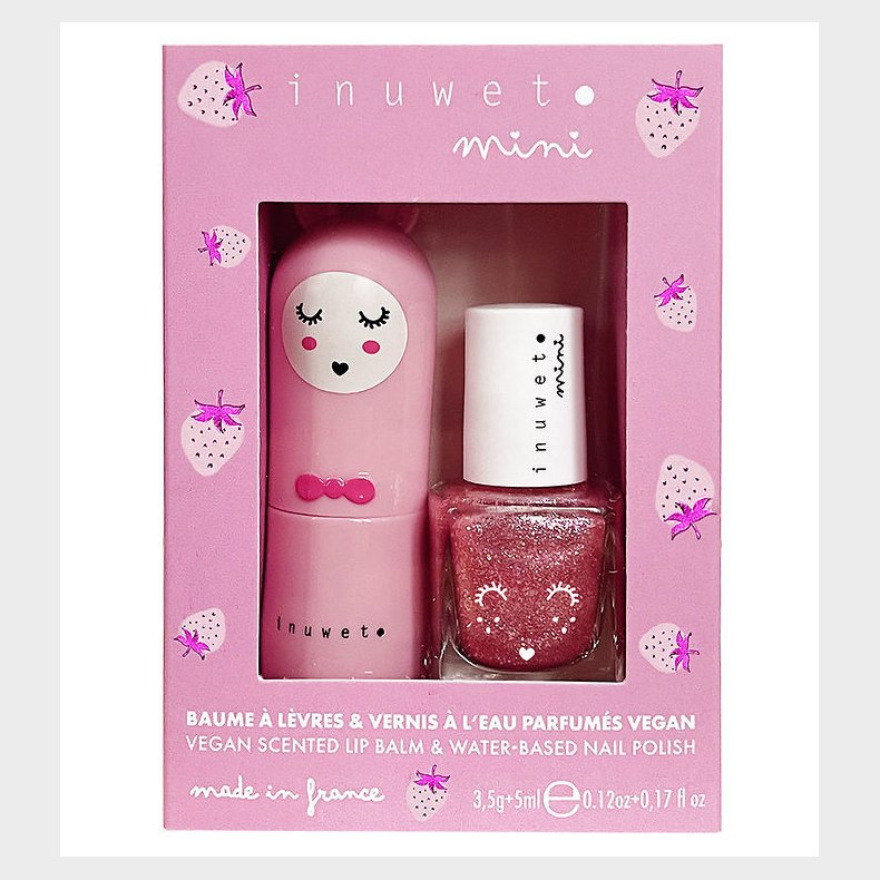 Inuwet Duo Box - Lbepomade/Neglelak - Pink