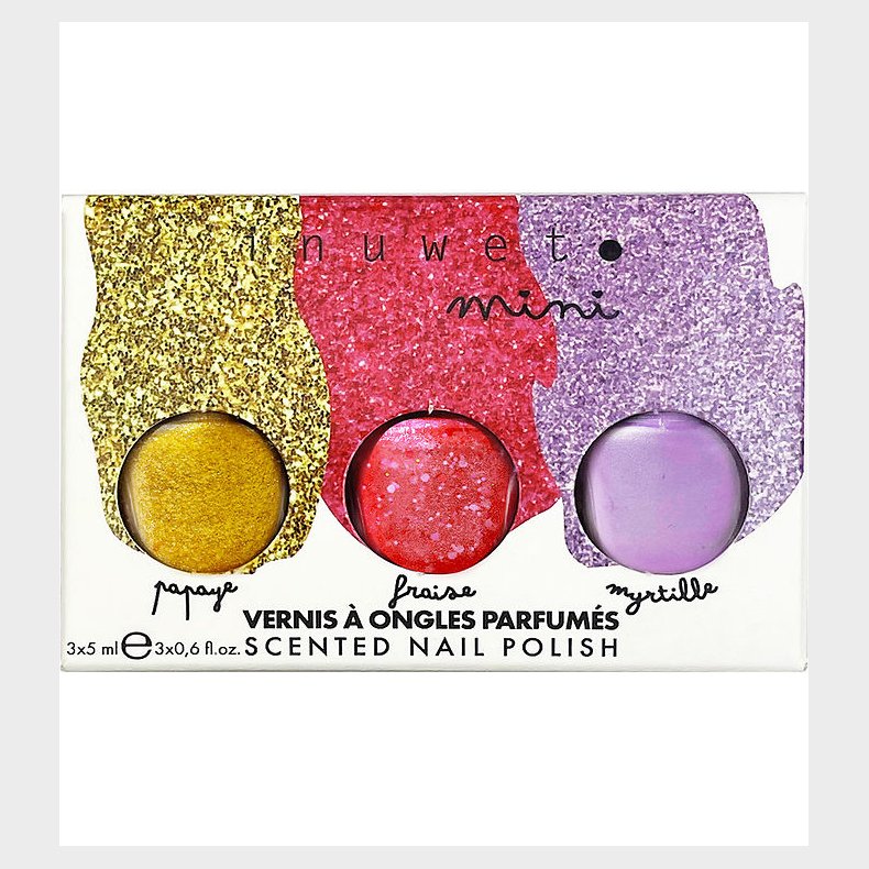 Inuwet Neglelak - 3-pak - Rainbow