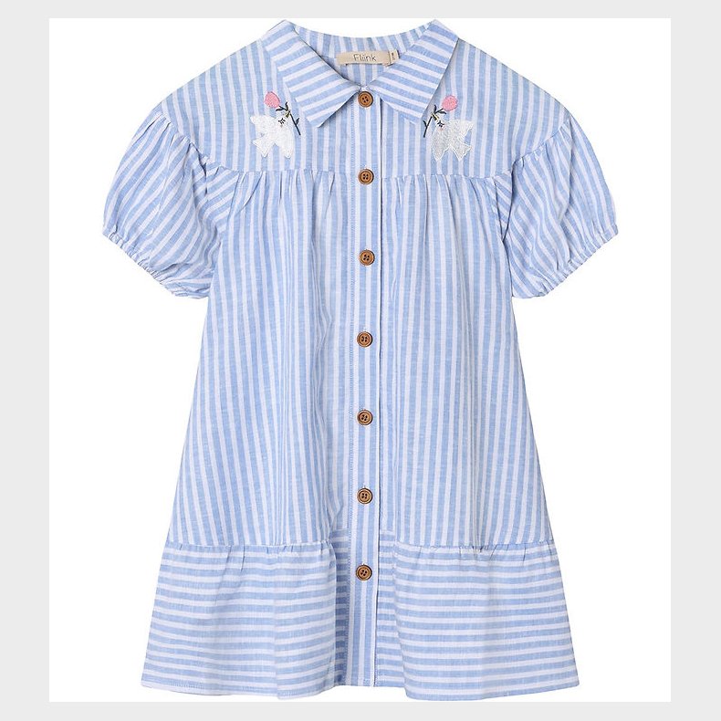 Fliink Kjole - Vira - Dream Blue/Cloud Dancer