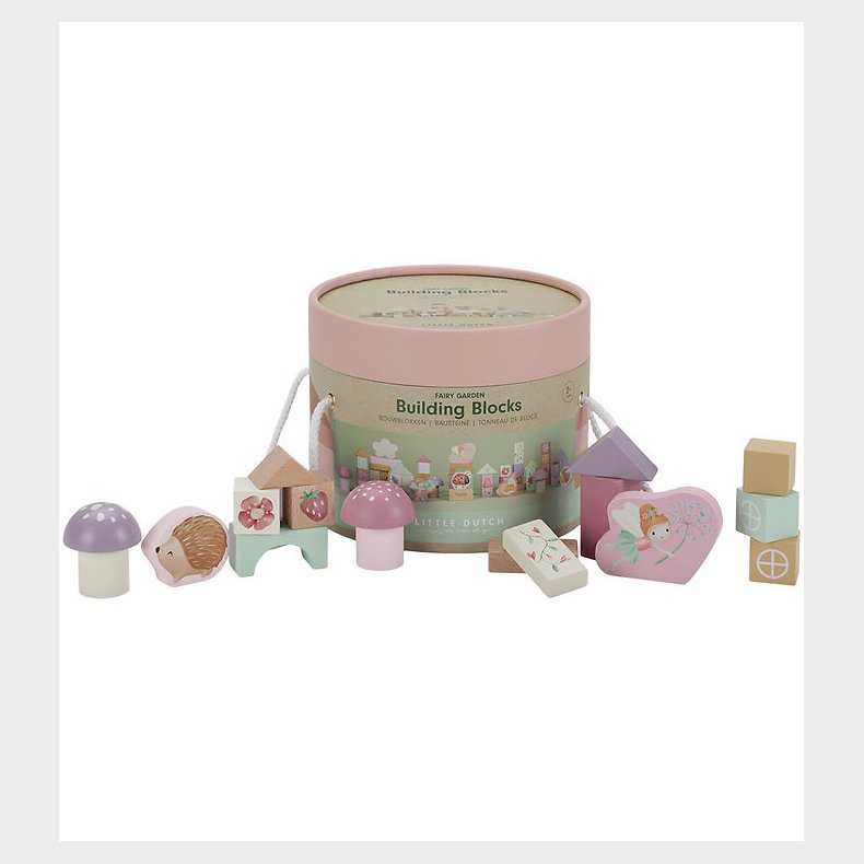 Little Dutch Byggeklodser - Tr� - Fairy Friends