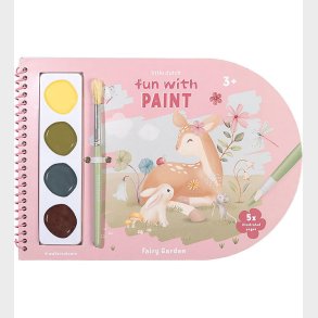 Little Dutch Vandfarve Malebog - Fairy Garden