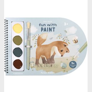 Little Dutch Vandfarve Malebog - Forest Friends