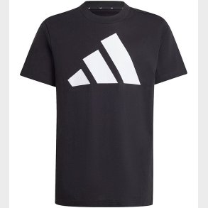 adidas Performance T-Shirt - J BL TEE 160 - Sort/Hvid