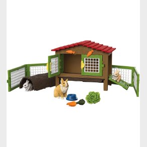 Schleich Farm World - Kaninbur med 3 Kaniner - 42728