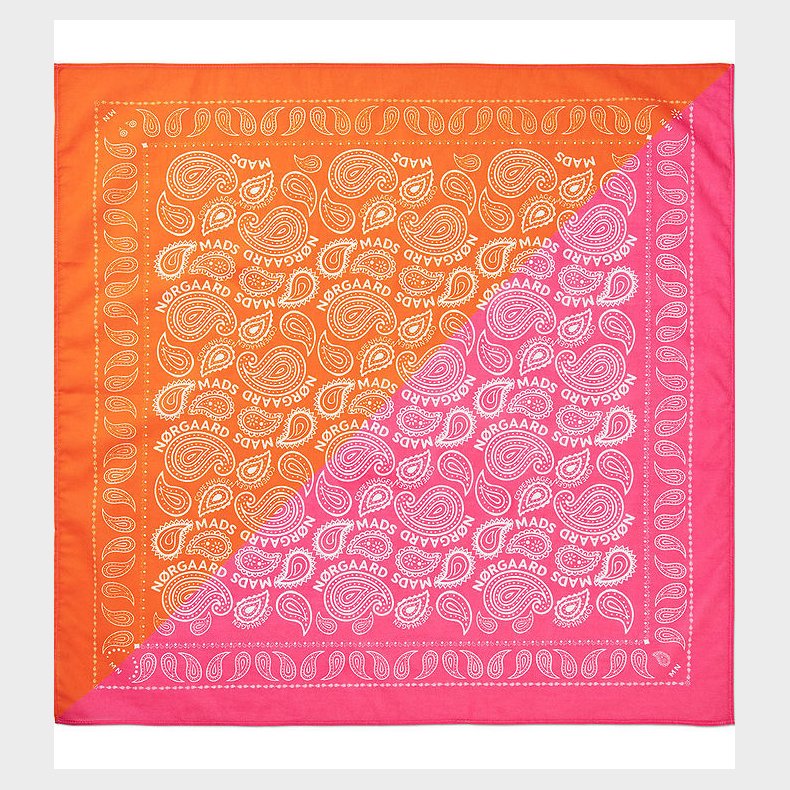 Mads Nrgaard Trklde - Soft Cotton Paisley - Pink/Orange