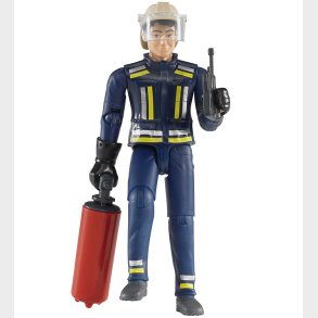 Bruder Figur - bworld - Brandmand m. Hjelm, Handsker Og Tilbehr