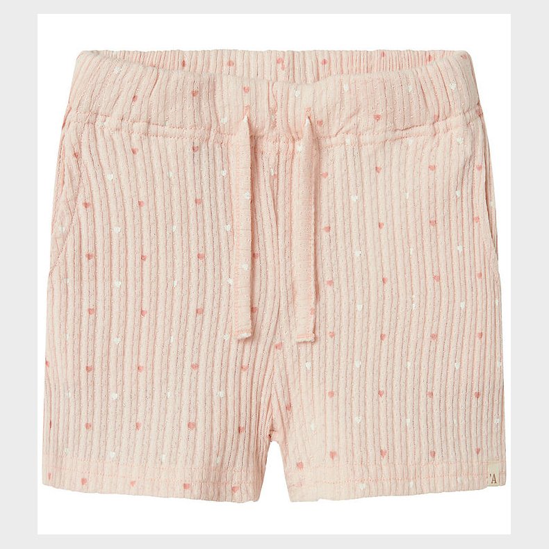Lil' Atelier Shorts - Rib - NmfHulla - Peach Blush