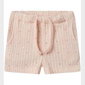 Lil' Atelier Shorts - Rib - NbfHulla - Peach Blush