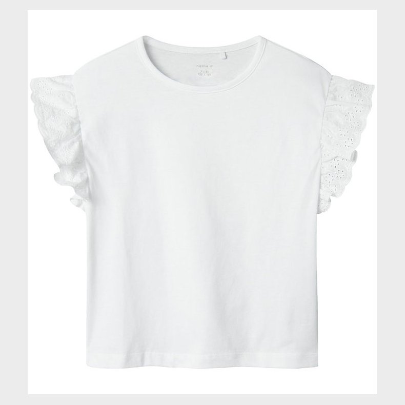 Name It T-shirt - NkfHrejaline - Lucent White