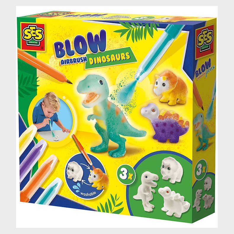 SES Creative Kreas�t - Pustetuscher - Dinosaurer