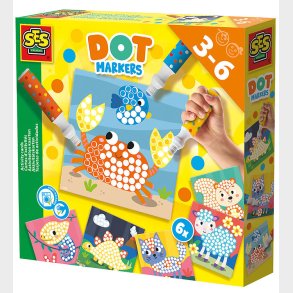 SES Creative Priktuscher - 3 Farver XXL - Aktivitetskort