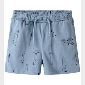 Name It Shorts - NmmHuxi - Faded Denim m. Print